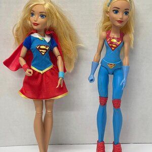 2015 Supergirls Action Figures ~set of 2~ Super Hero` Mattel DC Comics 12"